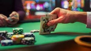 Andar Bahar card game layout showing the game card and Andar Bahar betting positions